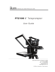 PT2100 8” Teleprompter