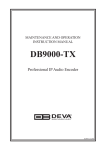 DB9000-TX User Manual