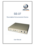 Recordable Announcement Device