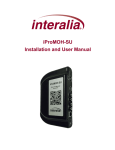 iProMOH-SU Installation and User Manual