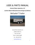 Service Trailer Manual - Central Plains Industries Manufacturing for