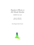 Random Effects in AD Model Builder - available