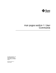 man pages section 1: User Commands