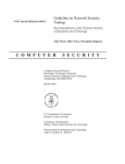 Guideline on Network Security Testing