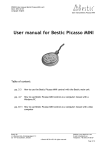 User manual for Bestic Picasso MINI
