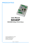SIO4DP - PROFIBUS Training Device