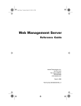 Web Management Server