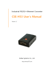 CSE-H53 User`s Manual