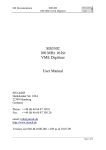 SIS3302 100 MHz 16-bit VME Digitizer User Manual