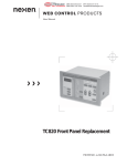 TC820 Tension Controller Display Panel