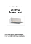 GEH6019 Cooker Hood
