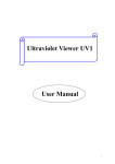 Ultraviolet Viewer UV1 User Manual
