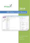 KM-Editor`s User Manual