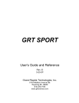 GRT EFIS Sport User Manual