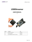 USBStreamer - User Manual