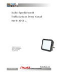 Stalker Speed Sensor II Traffic Statistics Sensor