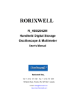 R_HDS2062M Handheld DSO User Manual