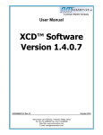 XCD FW ver 1.4 User Manual