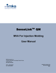 SenseLink QM MVA for Injection Molding User Manual