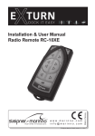 Installation & User Manual Radio Remote RC