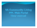 VDA AAA Portal User Manual 12-3-09