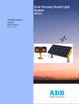 Solar Runway Guard Light System SRGLS