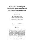 Computer Modeling of Wideband Tapered-Slot