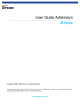 User Guide Addendum iEmcee