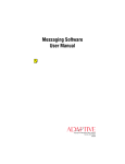 Messaging Software User Manual - Alpha