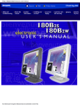 Philips 180B2S/180B2W Electronic User`s Manual