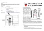 Fire and Leak Guard WFC101 user Manual