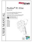 Probler P2 Elite Dispense Gun, User Manual, English