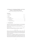 A Program for Calculating Mobility and Carrier Density