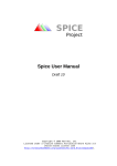 Spice User Manual