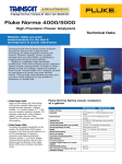 Fluke Norma 4000/5000 High Precision Power Analyzer