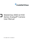 MobileView 9000 & 9100 Series Analog/IP Camera User Manual