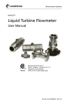 NUFLO Liquid Turbine Flowmeter IOM