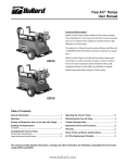 Free-Air® Pumps User Manual www.bullard.com