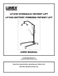lf1030 hydraulic patient lift lf1040 battery powered patient lift user