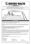 Rhino-Rack - Fitting Instructions - Accessories - Nautic Series