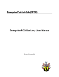 Enterprise Point-of-Sale (EPOS) EnterprisePOS Desktop User Manual