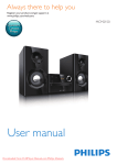 Philips MCM2150 User Guide Manual