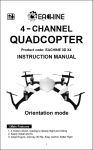 Eachine 3D X4 user manual