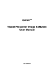 queueTM Visual Presenter Image Software User Manual