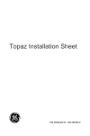 Topaz Installation Sheet