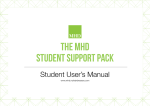 THE MHD Student SUPPORT Pack
