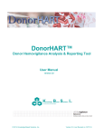 Donor Hemovigilance User Manual