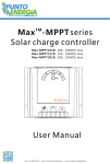 Max-Mppt series Solar controller User Manual