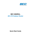 BEC 6800RUL - BEC Technologies, Inc.