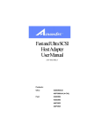 Fast and Ultra SCSI Host Adapter User Manual